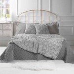 Marilyn Faux Fur Bed Throw Dove Grey